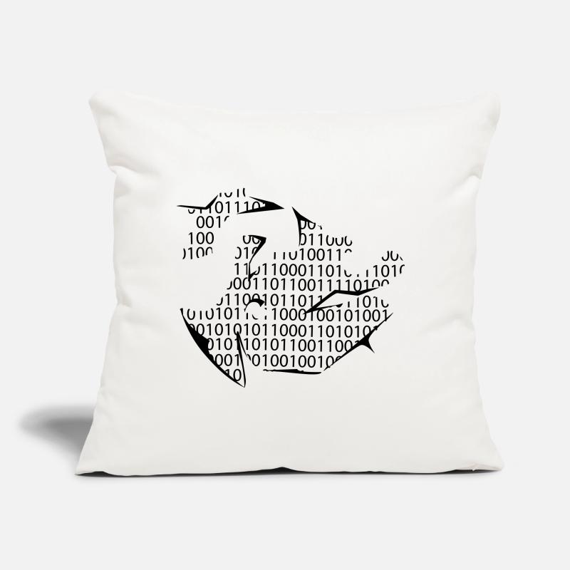 code binaire Coussin et housse de 45 x 45 cm