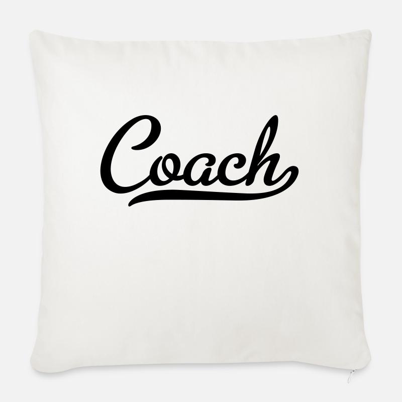coach - Sofakissen mit Füllung 45 x 45 cm - Naturweiß 