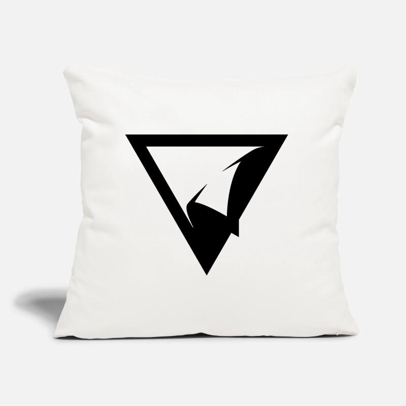 TRIANGLE PATCH Sofa pillow with filling 45cm x 45cm