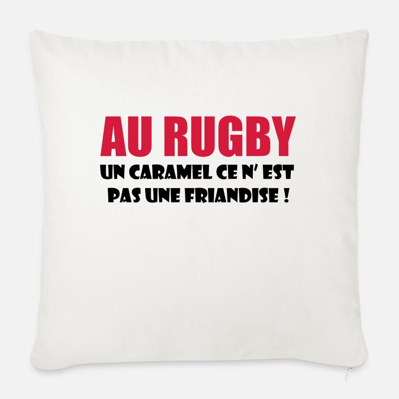rugby - Sofakissen mit Füllung 45 x 45 cm - Naturweiß 