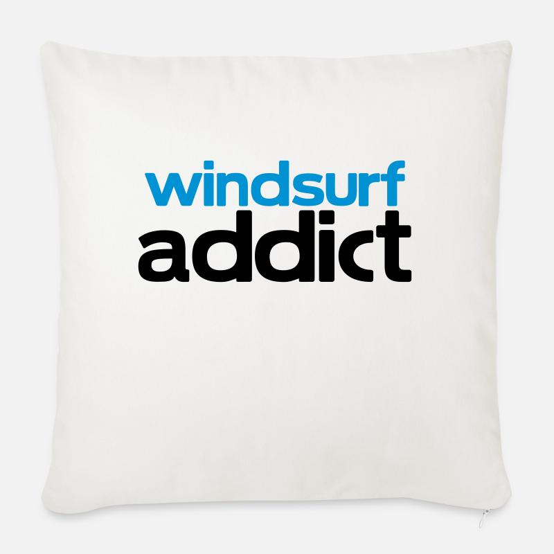 windsurf addict - Sofakissen mit Füllung 45 x 45 cm - Naturweiß
