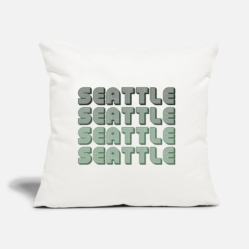 Seattle Blockgrid Pattern Sofa pillow with filling 45cm x 45cm