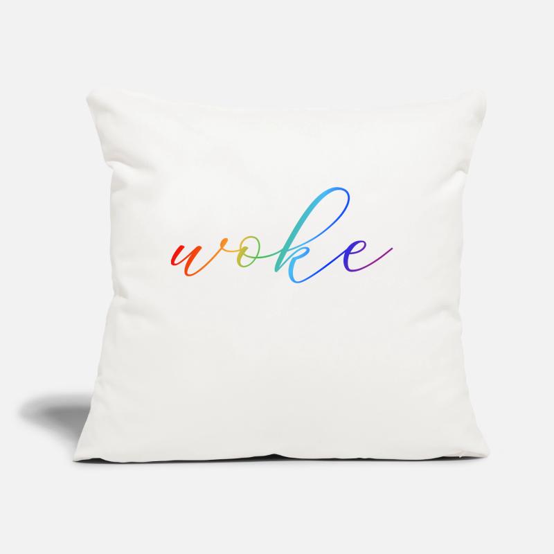 Autodérision : WOKE Coussin et housse de 45 x 45 cm