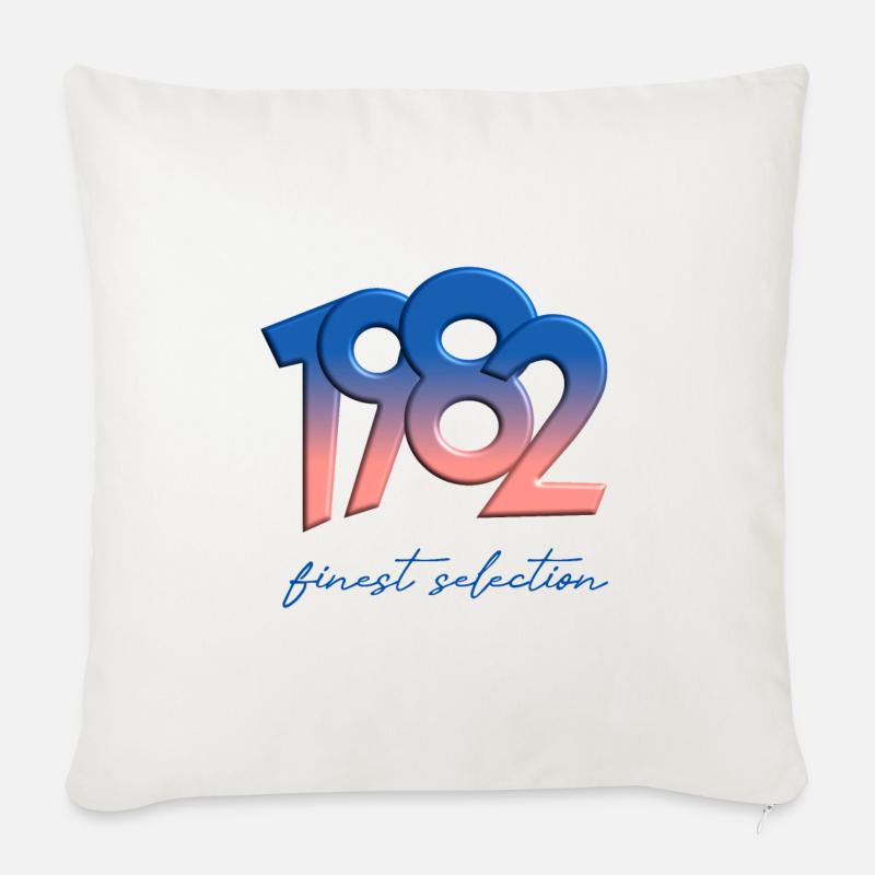 1982 - finest selection - Sofakissen mit Füllung 45 x 45 cm - Naturweiß 