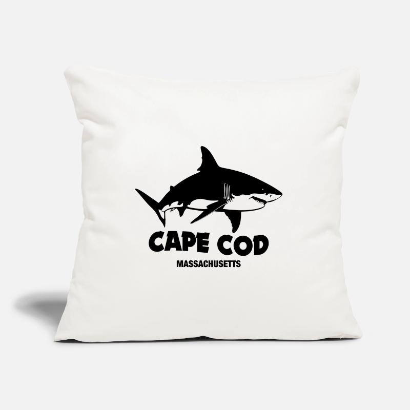 Cape Cod - grands requins blancs Coussin et housse de 45 x 45 cm