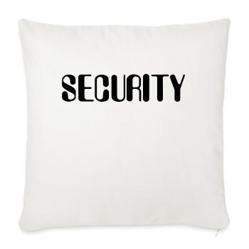 Sécurité - Security - Sofa pillow with filling 45cm x 45cm - natural white - Front