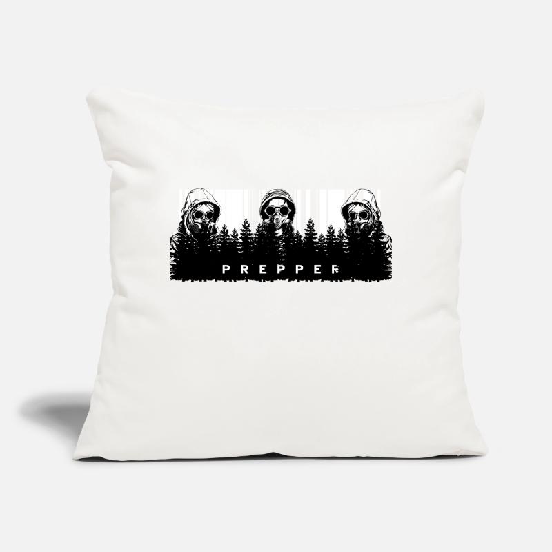 Prepper Code Sofakissen mit Füllung 45 x 45 cm