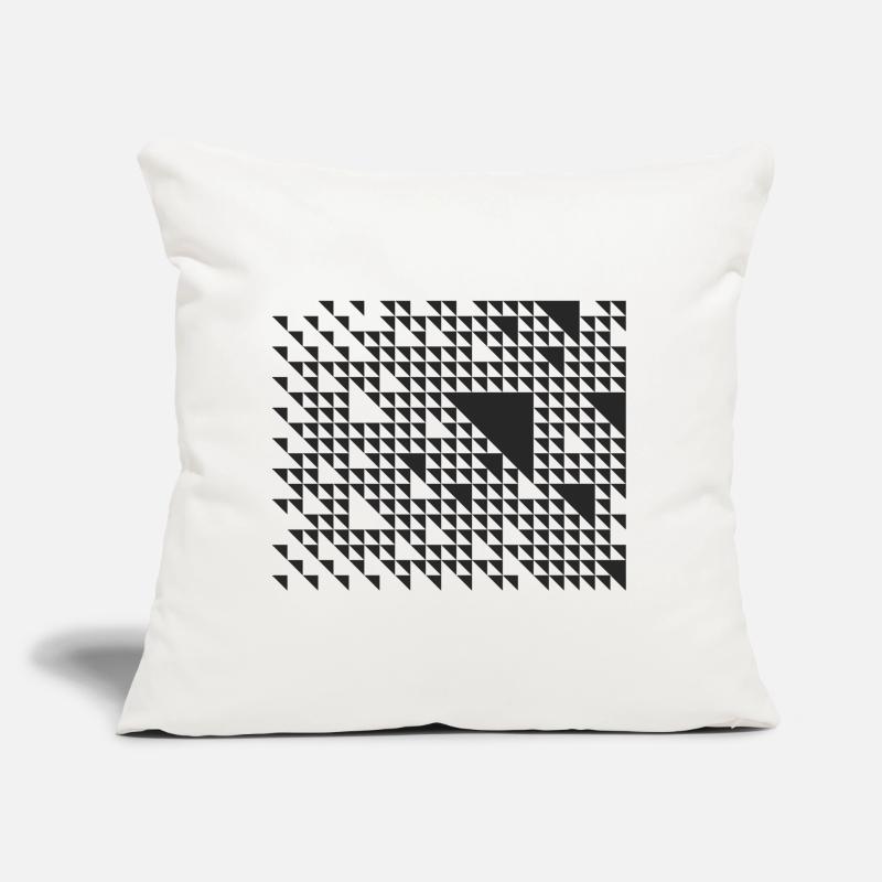 geometric triangles pattern design Sofa pillow with filling 45cm x 45cm