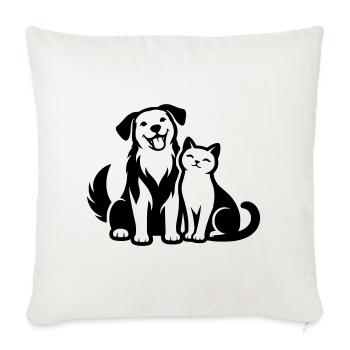 Pets - Sofa pillow with filling 45cm x 45cm - natural white - Front