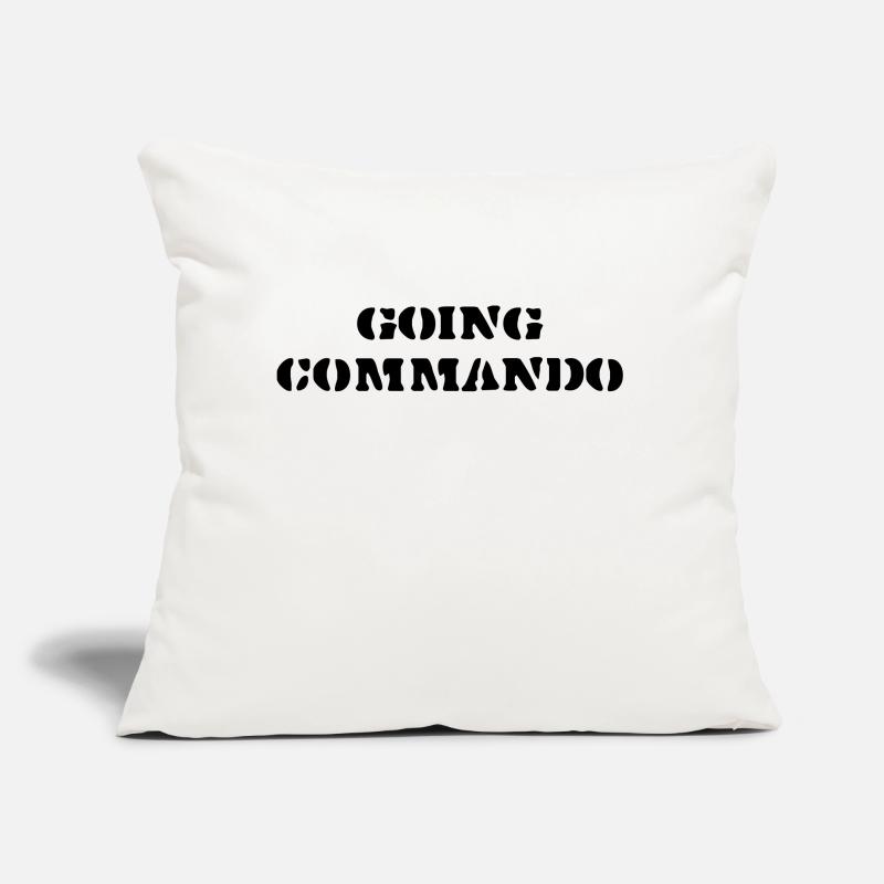 Going Commando Sofakissen mit Füllung 45 x 45 cm