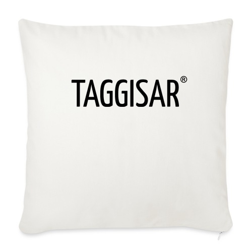 Taggisar Logo Black - Soffkudde med stoppning 45 x 45 cm