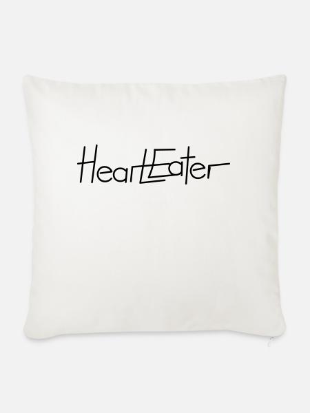 HeartEater - Casanova - Sofakissen mit Füllung 45 x 45 cm - Naturweiß