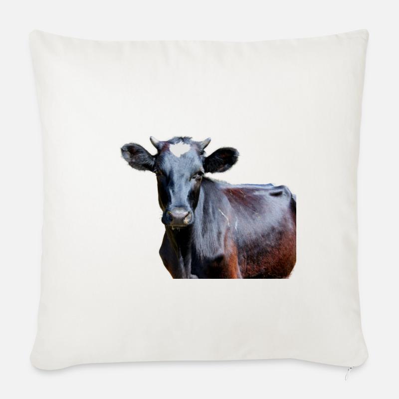 Vache - Sofakissen mit Füllung 45 x 45 cm - Naturweiß 