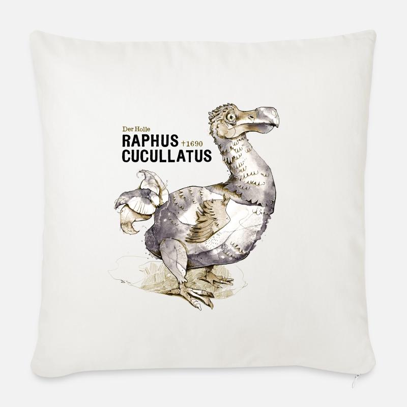 Dodo - Coussin et housse de 45 x 45 cm - blanc nature