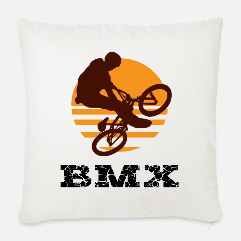 BMX - Sofakissen mit Füllung 45 x 45 cm - Naturweiß 