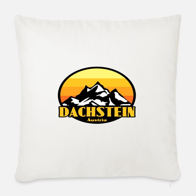 Dachstein - Sofakissen mit Füllung 45 x 45 cm - Naturweiß 