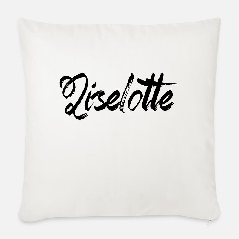 Liselotte - Sofakissen mit Füllung 45 x 45 cm - Naturweiß 