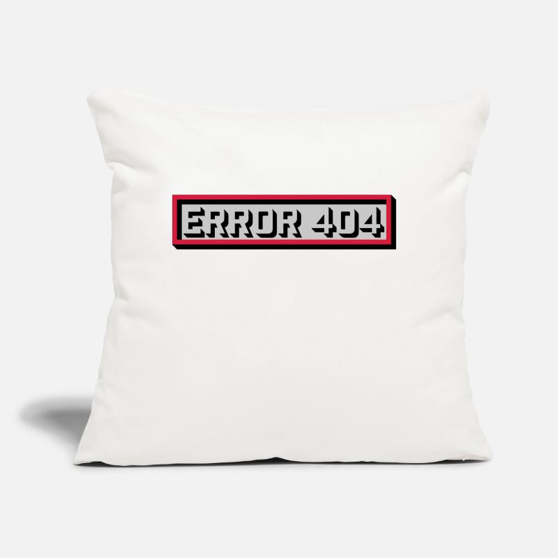 Error 404 Message Computer Sofa pillow with filling 45cm x 45cm