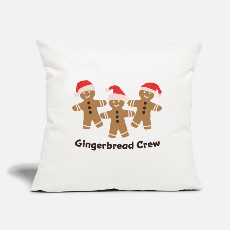 Gingerbread Crew - Cuisson de biscuits de Noël Coussin et housse de 45 x 45 cm