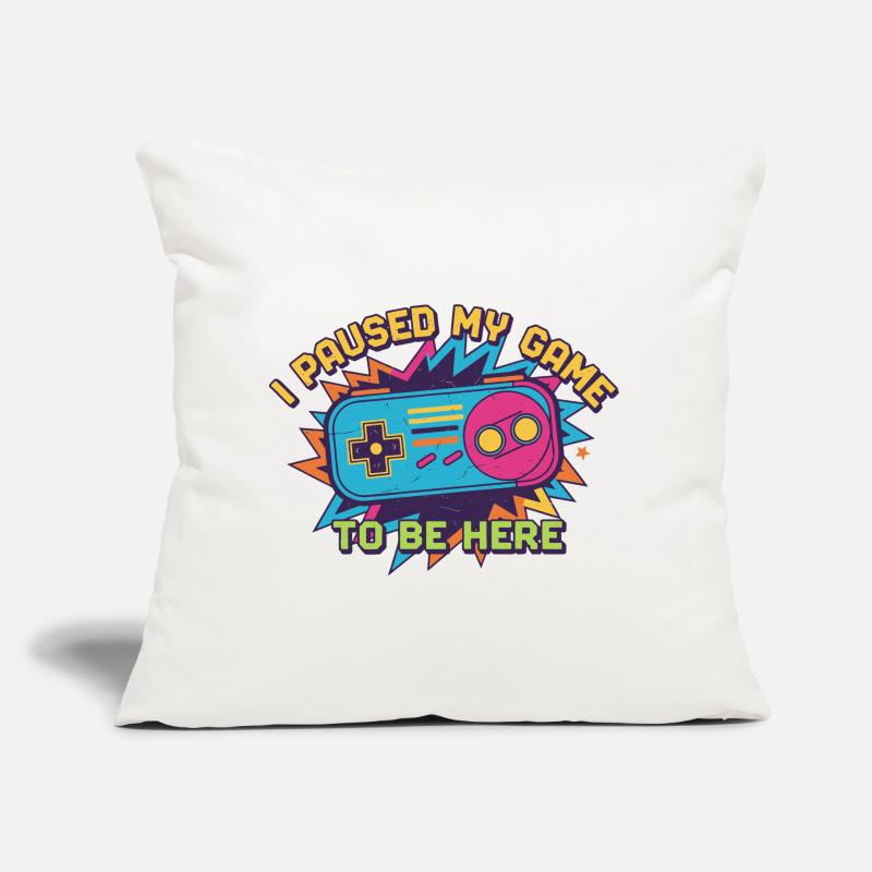 Retro Controller Meme Tee Sofakissen mit Füllung 45 x 45 cm