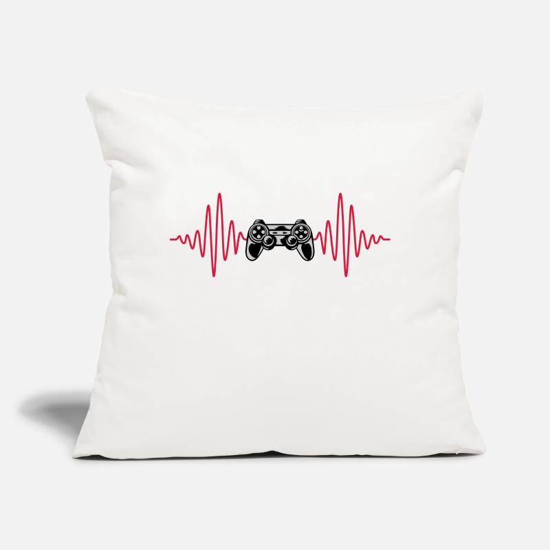 Puls Konsole Retro Controller Sofakissen mit Füllung 45 x 45 cm