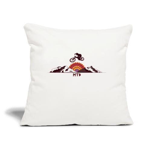 mountain cogs biker - Sofa pillow with filling 45cm x 45cm