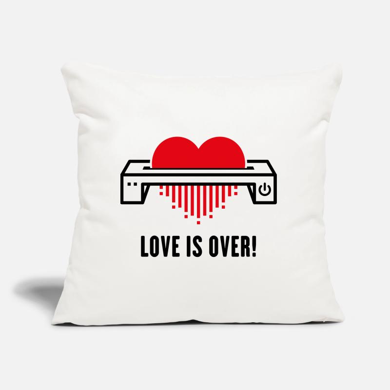 Love Is Over! (Affection / Separation / Divorce) Sofa pillow with filling 45cm x 45cm