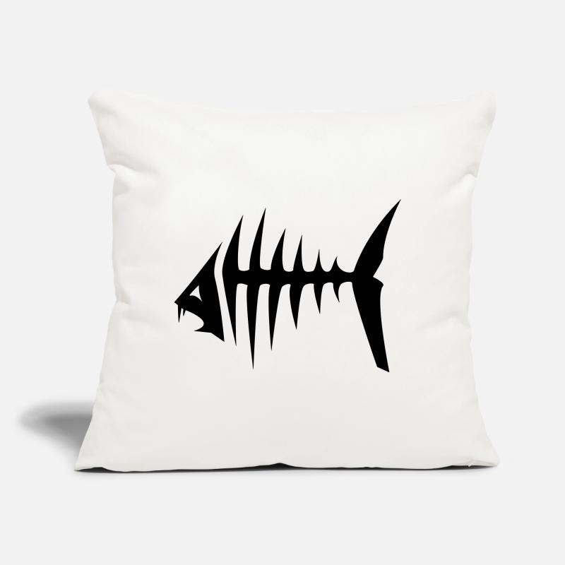 Piranha Fish Sofakissen mit Füllung 45 x 45 cm