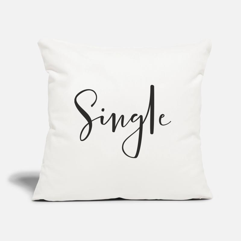 Simple – Conception de texte à déclaration cool Coussin et housse de 45 x 45 cm
