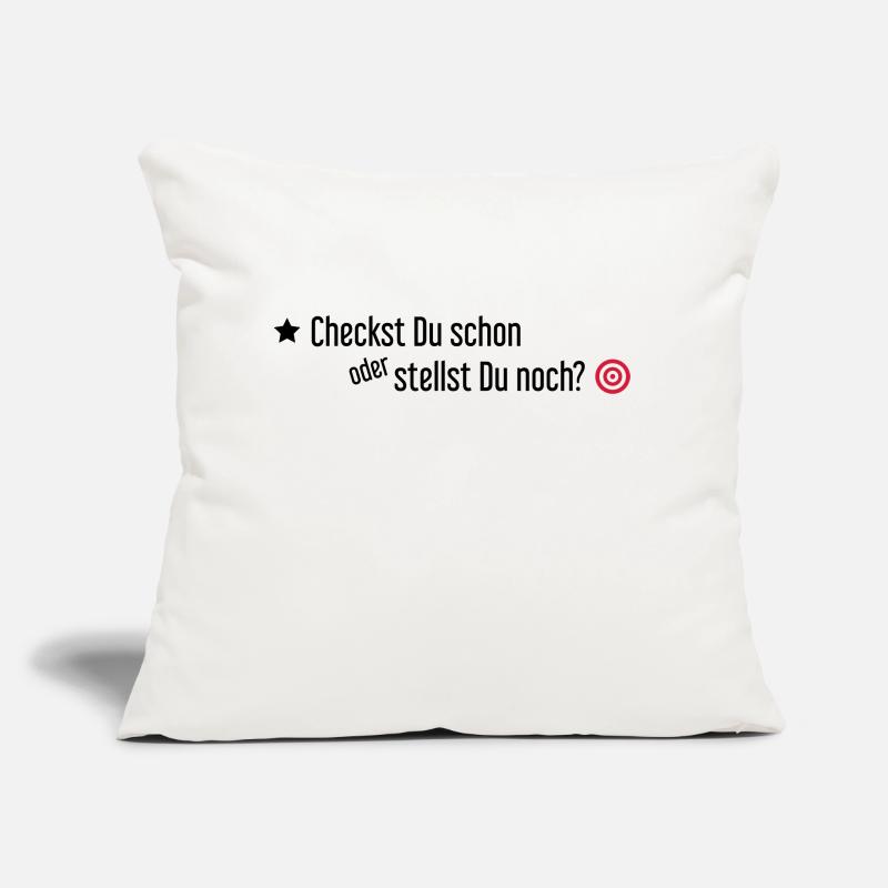 Checkst Du schon oder stellst Du noch Sofakissen mit Füllung 45 x 45 cm