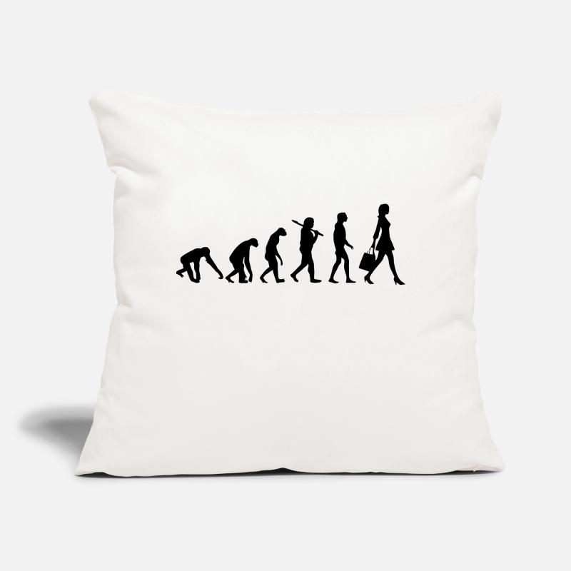 FRAUEN EVOLUTION Sofakissen mit Füllung 45 x 45 cm