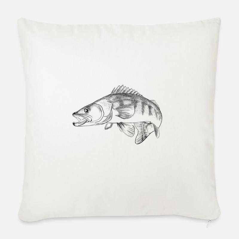 Zander - Sofakissen mit Füllung 45 x 45 cm - Naturweiß 