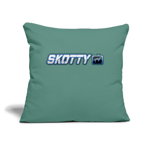 SkottyTV Logo - Sofakissen mit Füllung 44 x 44 cm