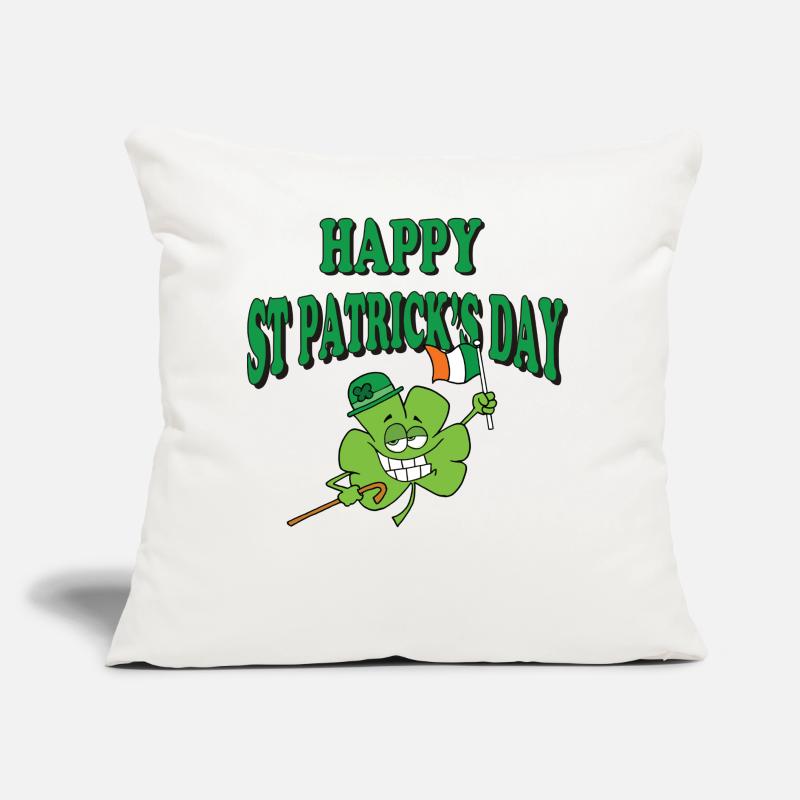 Joyeuse Saint Patrick Coussin et housse de 45 x 45 cm