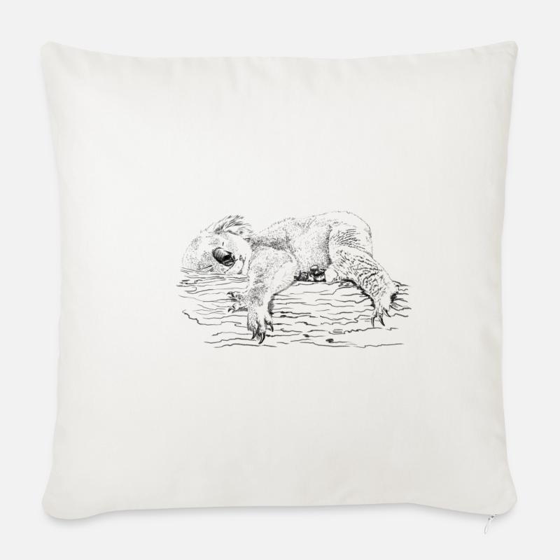 Koala - Sofakissen mit Füllung 45 x 45 cm - Naturweiß 