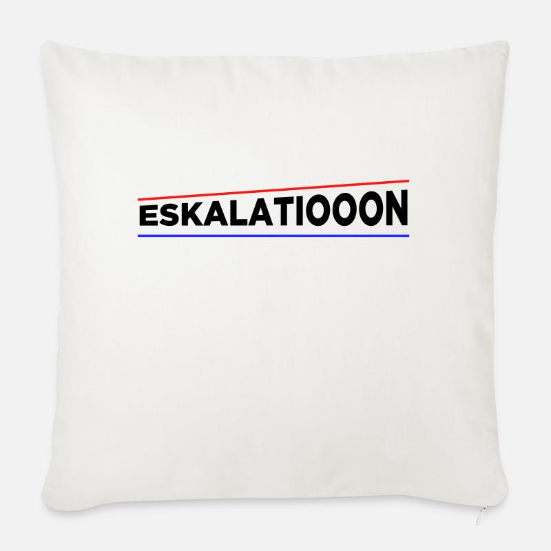Eskalatiooon - Sofakissen mit Füllung 45 x 45 cm - Naturweiß