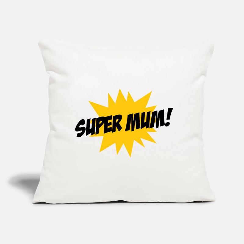 Super Mom - Muttertag Sofakissen mit Füllung 45 x 45 cm