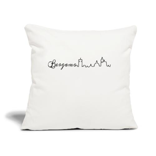 Scritta Bergamo - Cuscino da divano 44 x 44 cm con riempimento