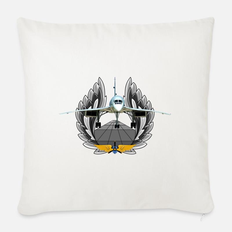 Concorde - Sofakissen mit Füllung 45 x 45 cm - Naturweiß 