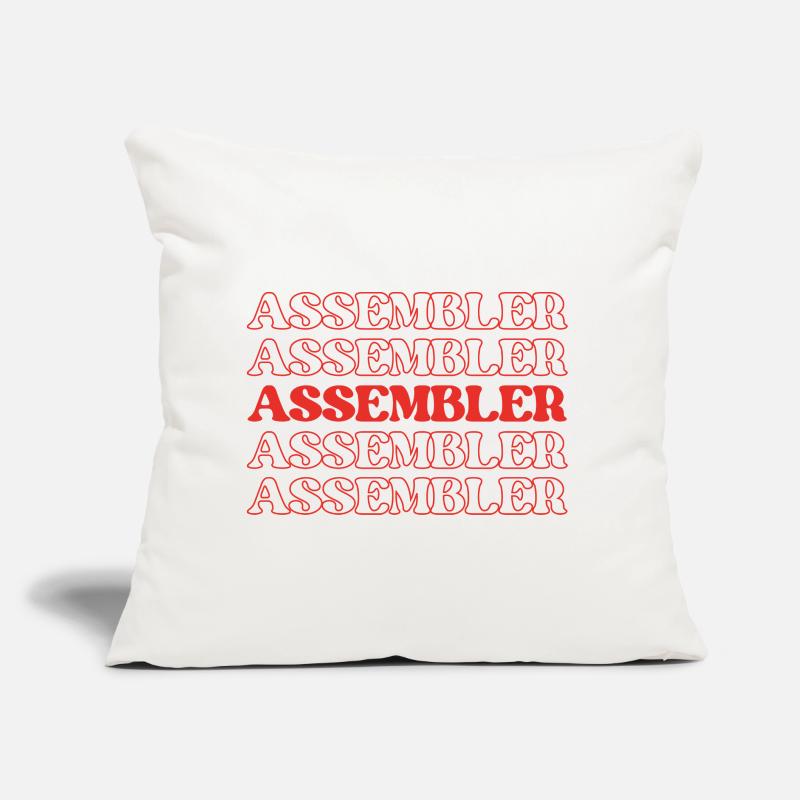 Assembler Fabricator Assembler Constructor Maker Sofa pillow with filling 45cm x 45cm