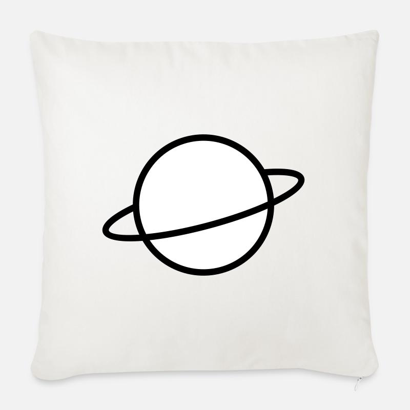 Planet - Sofakissen mit Füllung 45 x 45 cm - Naturweiß 