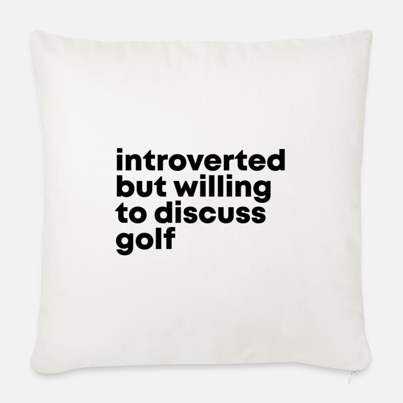 Golf - Sofakissen mit Füllung 45 x 45 cm - Naturweiß 