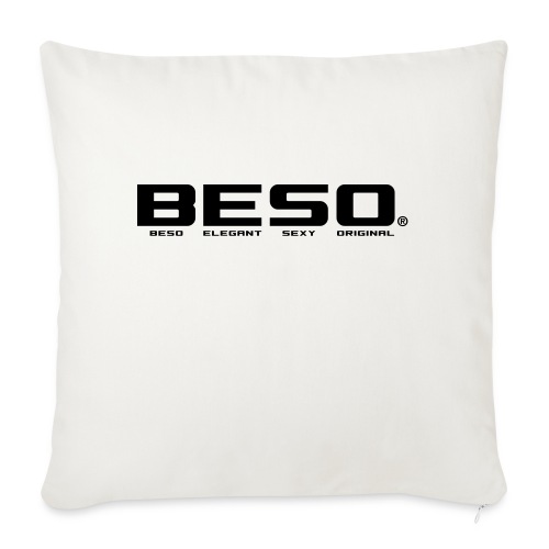 B-E-S-O T-shirt manches longues Premium (unisexe) - Coussin et housse de 45 x 45 cm
