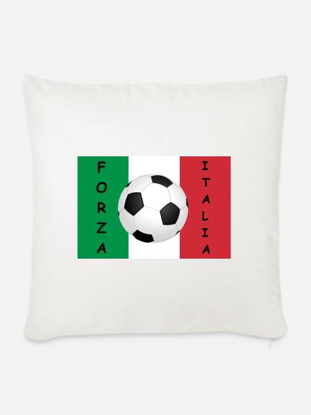 Forza Italia - Sofakissen mit Füllung 45 x 45 cm - Naturweiß 