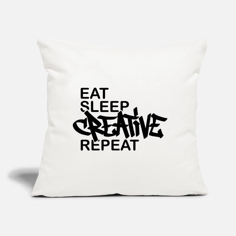 Journée du Graffiti Devise Créative Coussin et housse de 45 x 45 cm