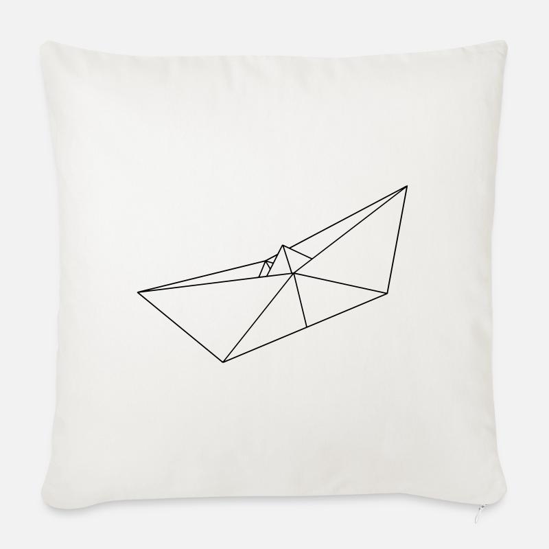 boot - Sofakissen mit Füllung 45 x 45 cm - Naturweiß 