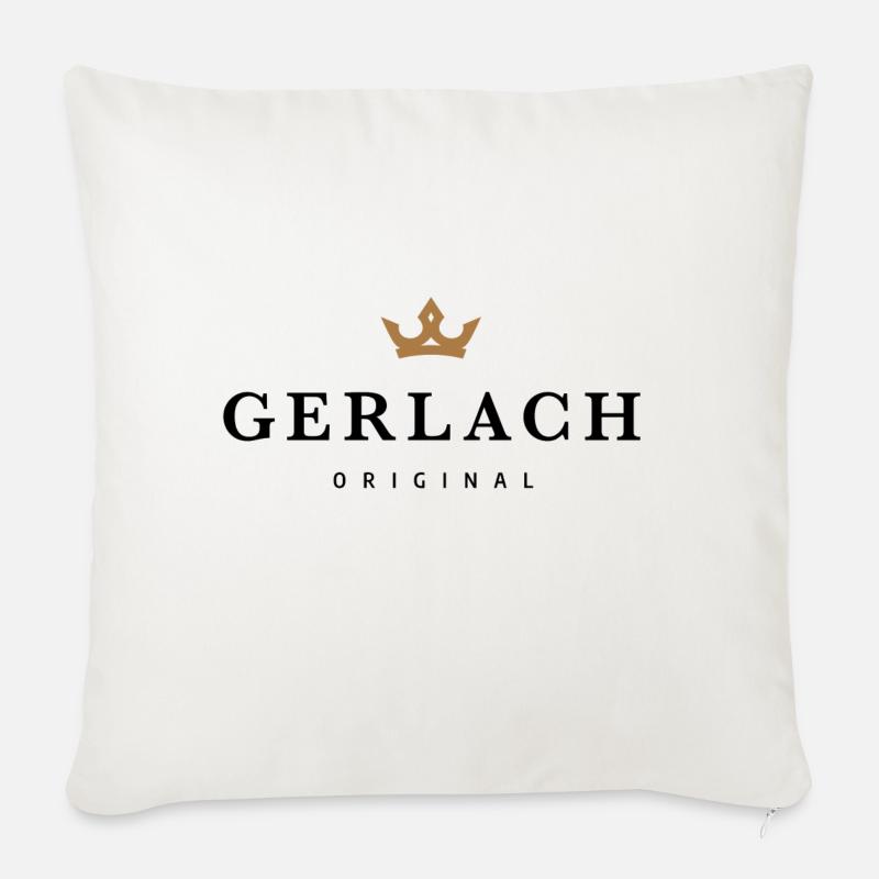 Gerlach - Sofakissen mit Füllung 45 x 45 cm - Naturweiß 