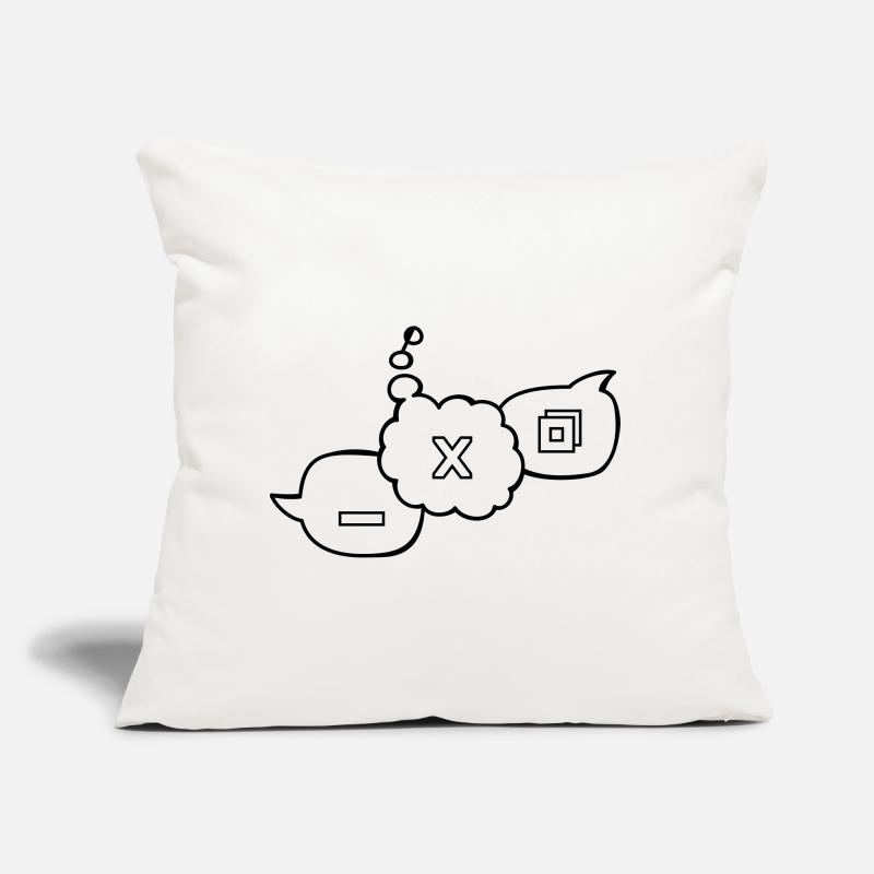 Computer speech bubbles Sofa pillow with filling 45cm x 45cm