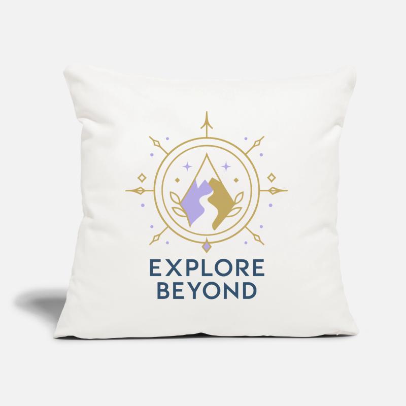 Explore Beyond Compass Sofa pillow with filling 45cm x 45cm