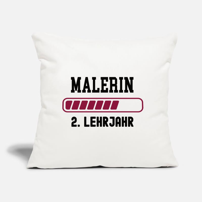 Painter training 2nd year apprenticeship Painter apprenticeship Painter Sofa pillow with filling 45cm x 45cm